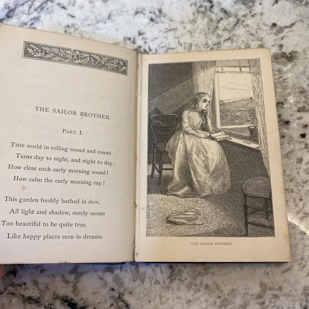 Antique‎ 1860s Children of the Sun Poems for the Young Caroline M. Gemmer